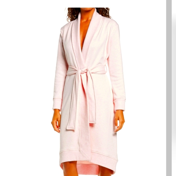 UGG Intimates & Sleepwear Ugg Karoline Fleece Lined Robe Seashell Pink Poshmark